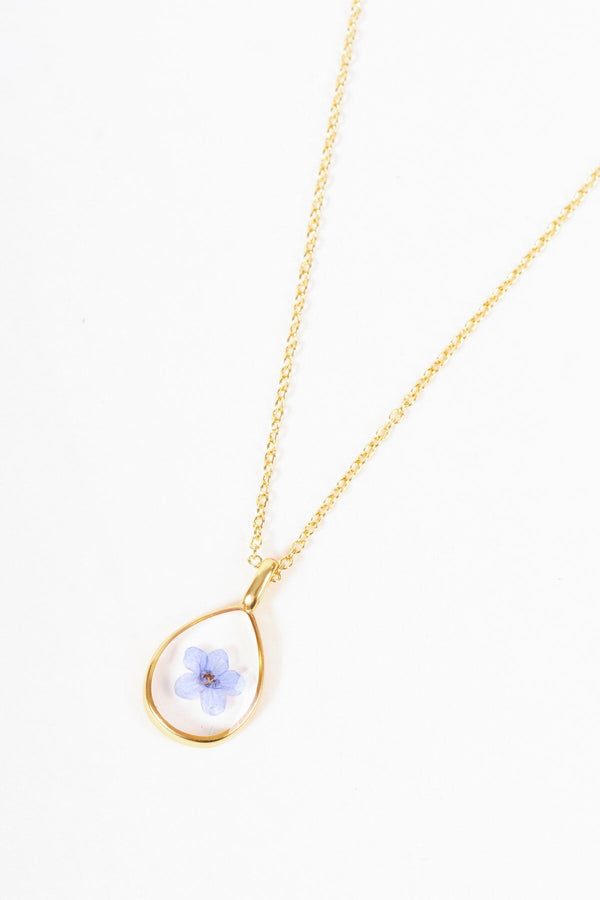 Carraig Donn Blue Flower Embellished Necklace