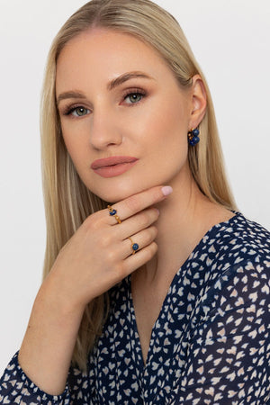 Carraig Donn Blue Lapis Ring Size 7