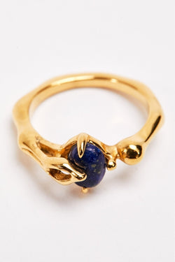 Carraig Donn Blue Lapis Ring Size 8