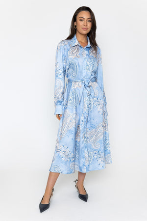 Carraig Donn Blue Mary Midi Dress