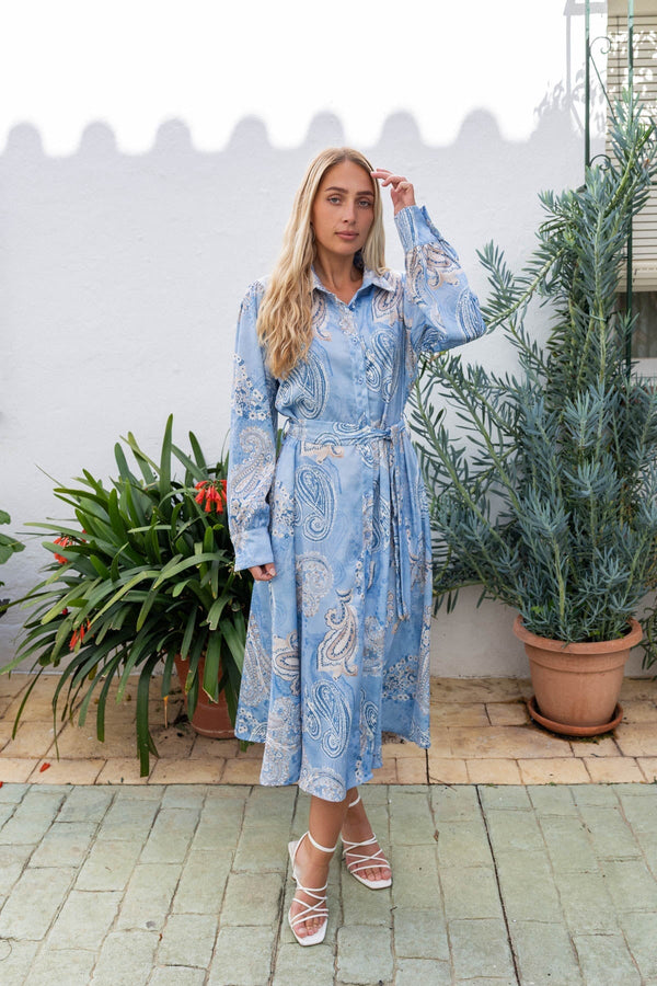 Carraig Donn Blue Mary Midi Dress