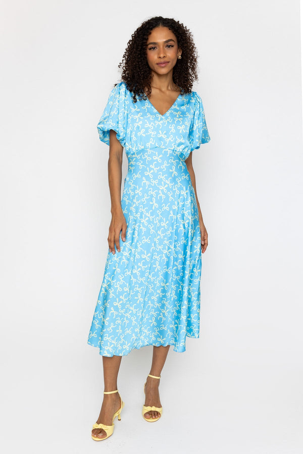 Blue Print Jade Midi Dress | Ladies Fashion | Carraig Donn