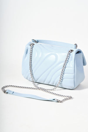 Carraig Donn Blue Quilted Shoulder Bag