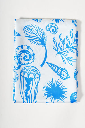 Carraig Donn Blue Shell Print Neckerchief