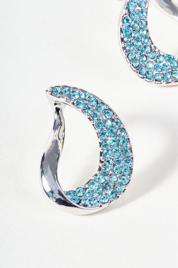 Carraig Donn Blue Stone Detail Earrings