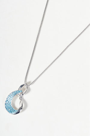 Carraig Donn Blue Stone Detail Necklace