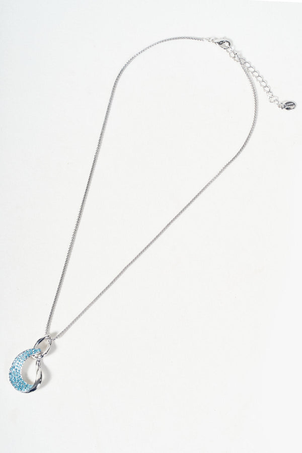 Carraig Donn Blue Stone Detail Necklace