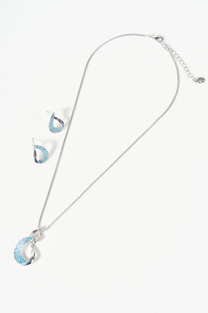 Carraig Donn Blue Stone Detail Necklace