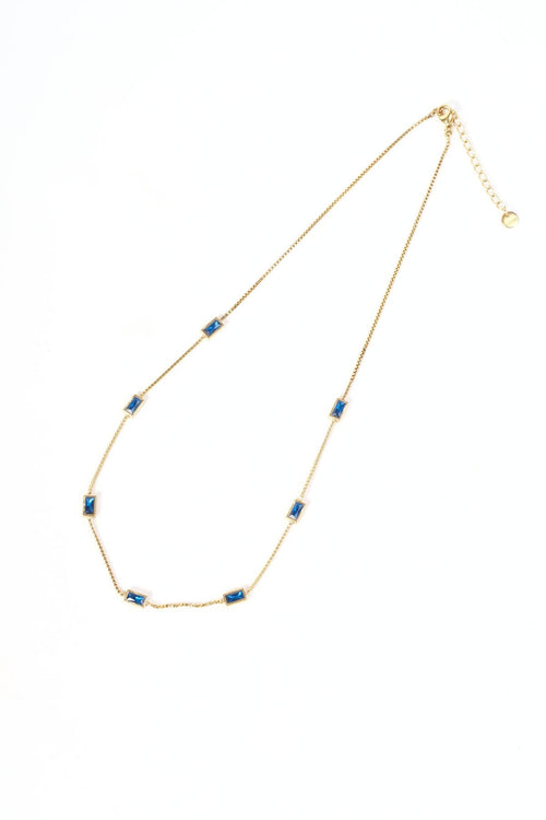 Blue Stone Necklace