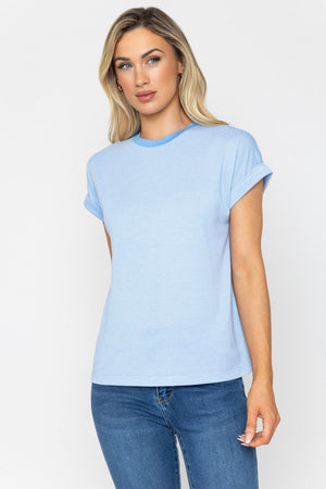 Carraig Donn Blue Striped T-Shirt