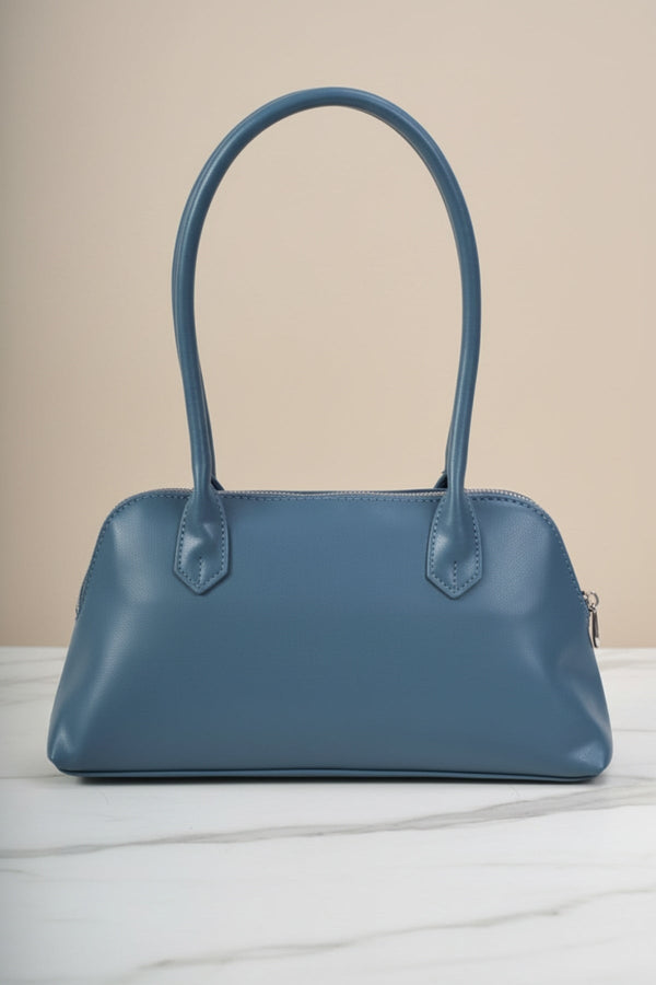 Carraig Donn Blue Structured Top Handle Bag