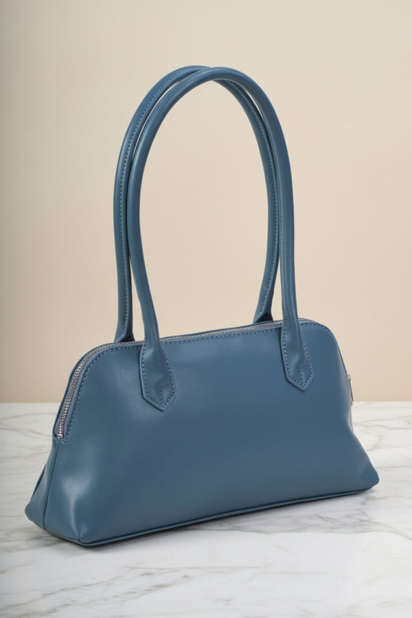 Carraig Donn Blue Structured Top Handle Bag
