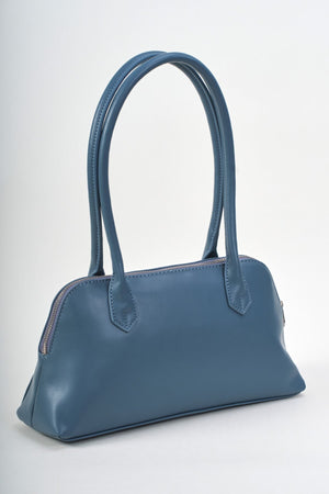 Carraig Donn Blue Structured Top Handle Bag