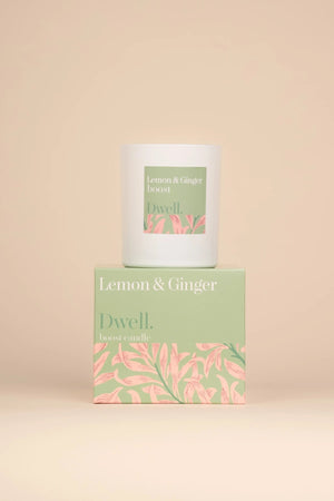 Carraig Donn Boost Lemon & Ginger Dwell Candle
