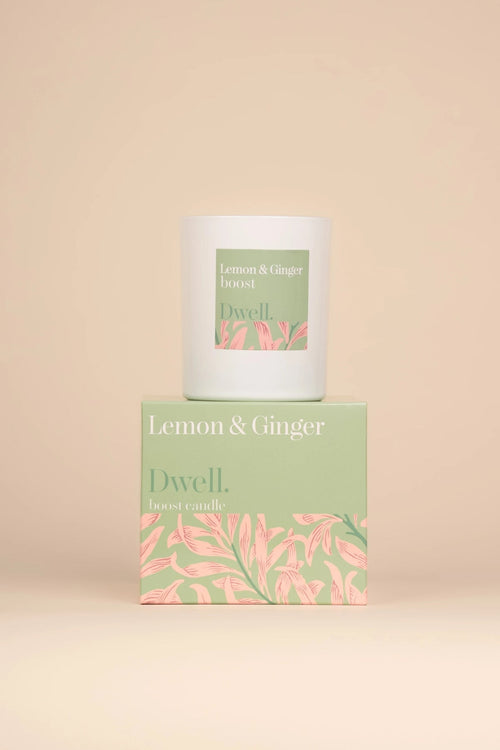 Boost Lemon & Ginger Dwell Candle