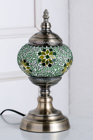 Carraig Donn Boya Green Mosaic Table Lamp