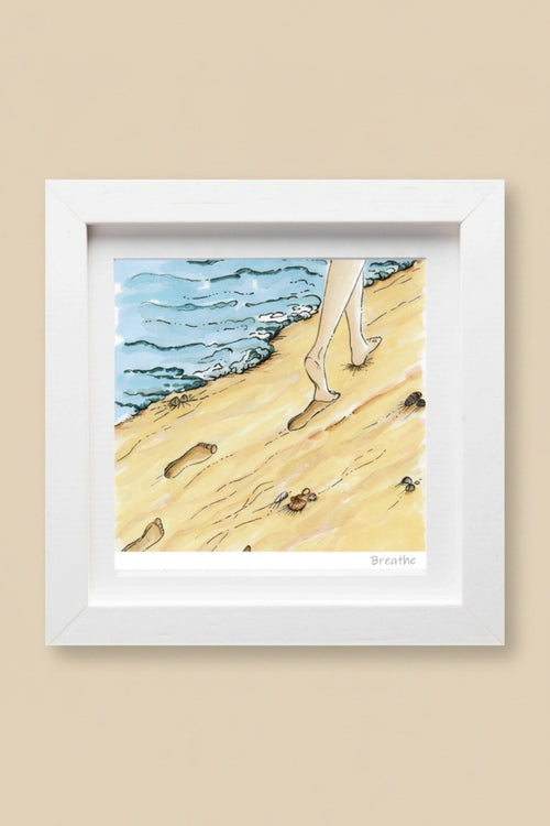 Breathe Mini Framed Art Print