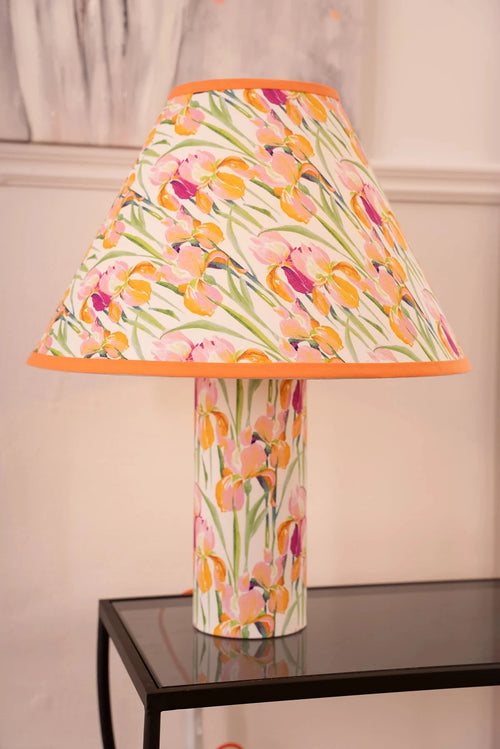 Bright Colourful Floral Lamp