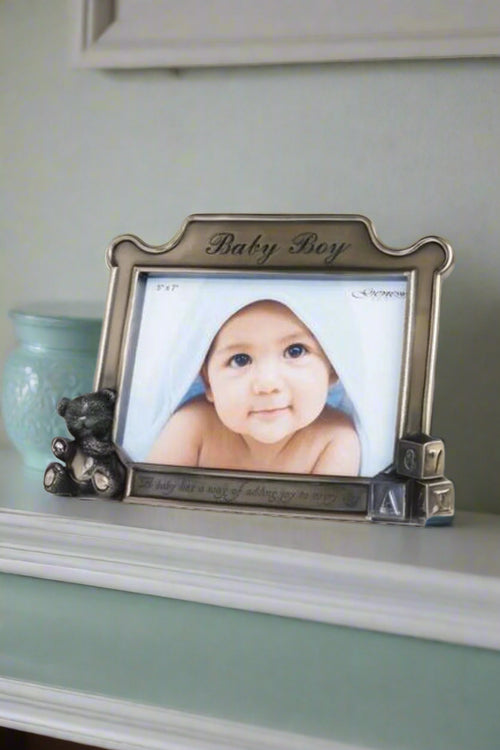 Bronze Baby Boy Frame