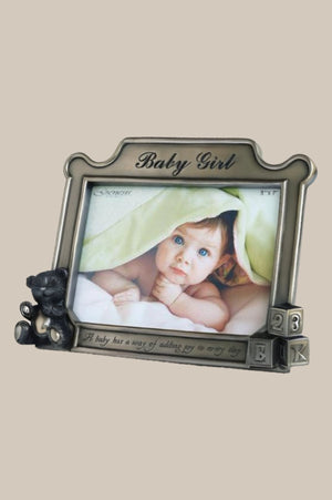 Carraig Donn Bronze Baby Girl Frame