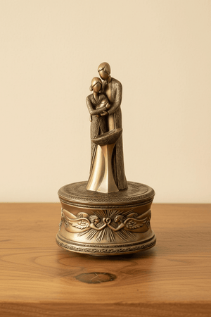 Carraig Donn Bronze Christening Music Box