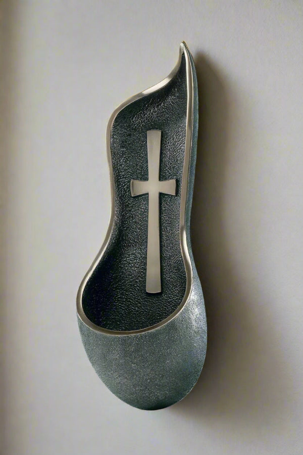 Carraig Donn Bronze Cross Holy Water Font