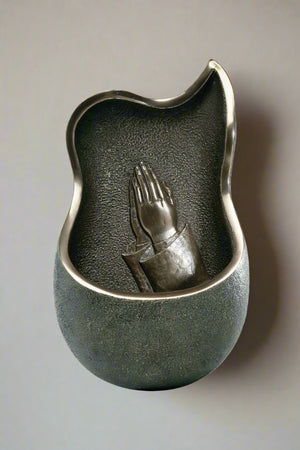 Carraig Donn Bronze Holy Water Font Hands