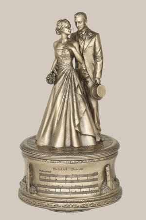 Carraig Donn Bronze Just Married Music Box