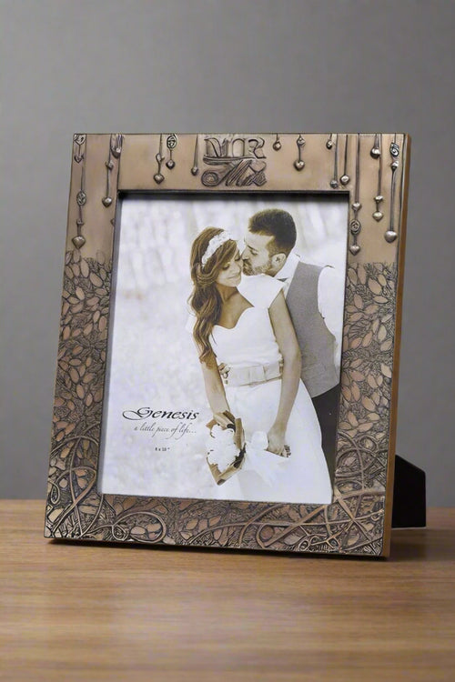 Bronze Mr & Mrs Wedding Frame