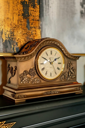 Carraig Donn Bronze Oriental Mantel Clock WH