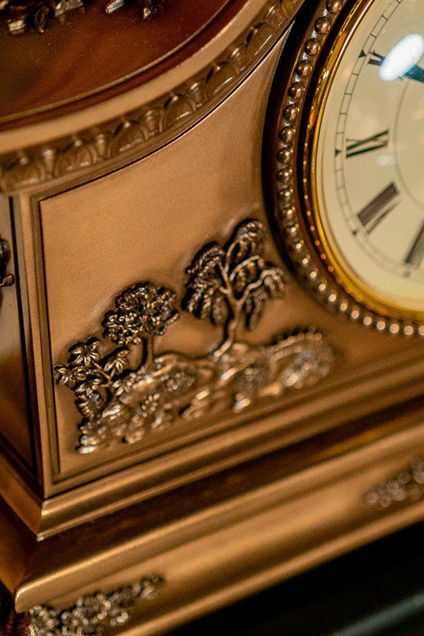 Carraig Donn Bronze Oriental Mantel Clock WH