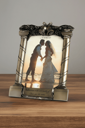 Carraig Donn Bronze Scripted Wedding Frame