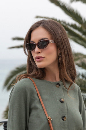 Carraig Donn Brown Cat Eye Frame Sunglasses