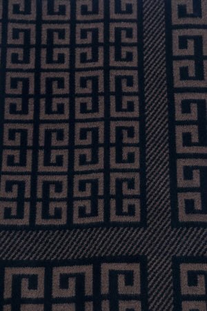 Carraig Donn Brown Geometric Print Scarf