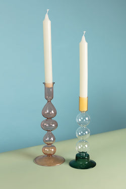 Carraig Donn Brown Glass Candle Stand