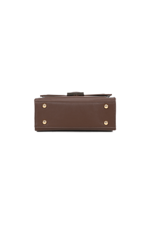 Carraig Donn Brown Grab Handle Flap Over Bag