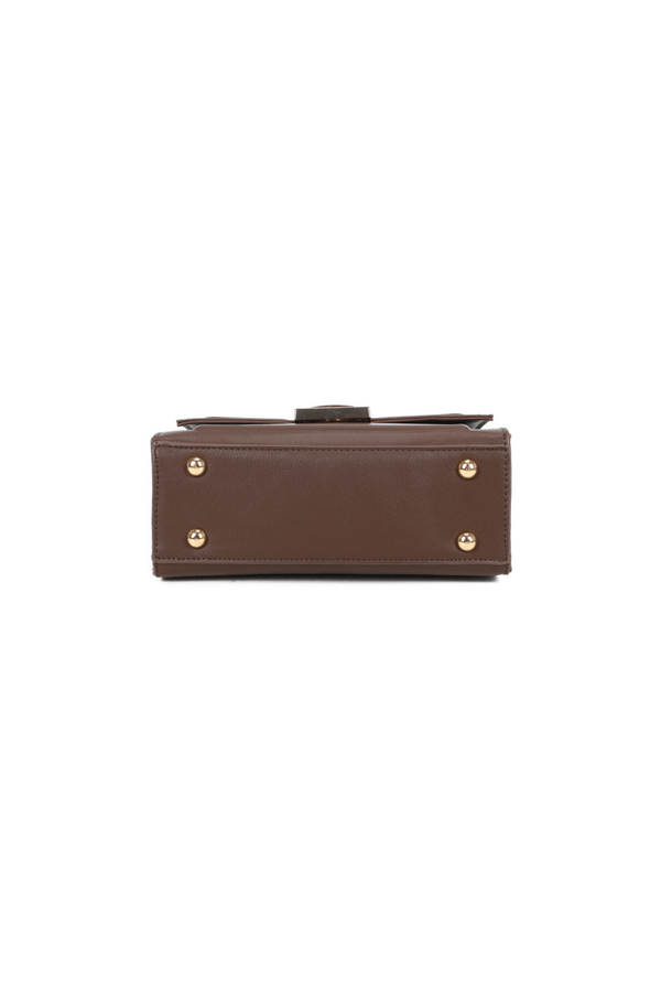 Carraig Donn Brown Grab Handle Flap Over Bag
