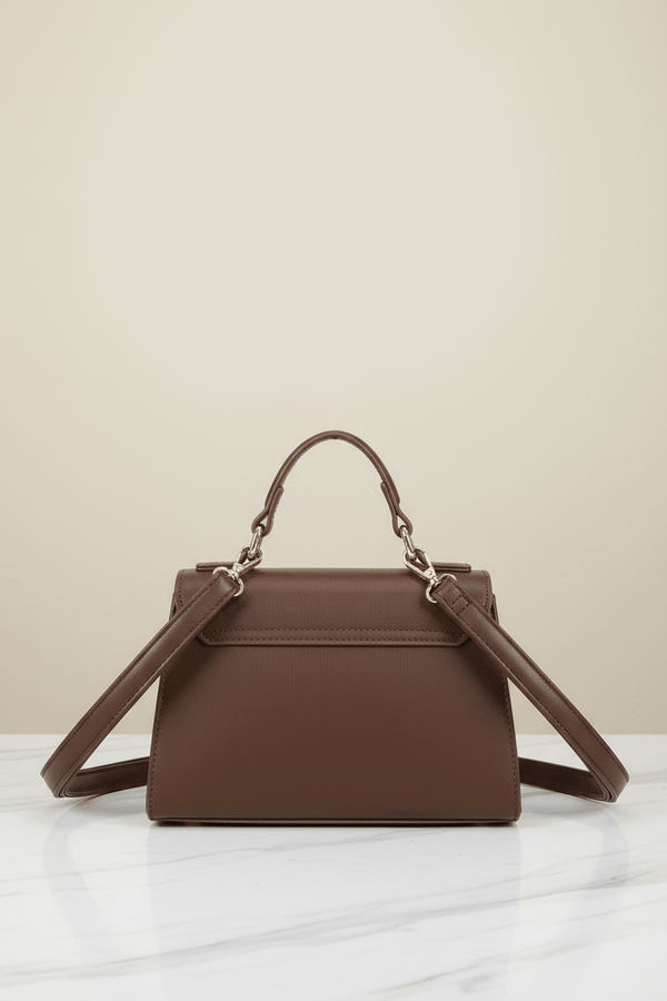 Carraig Donn Brown Grab Handle Flap Over Bag