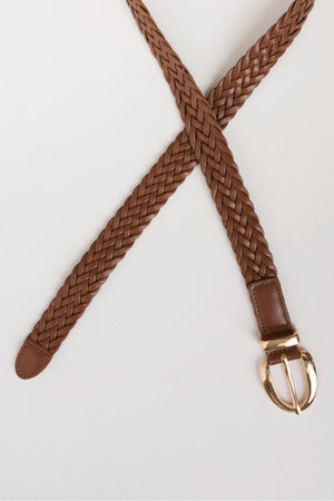 Carraig Donn Brown Narrow Weave Belt