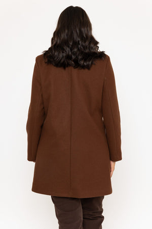 Carraig Donn Brown One Button Coat