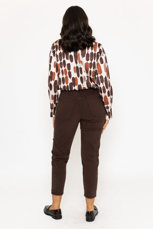 Carraig Donn Brown Slim Leg Jeans