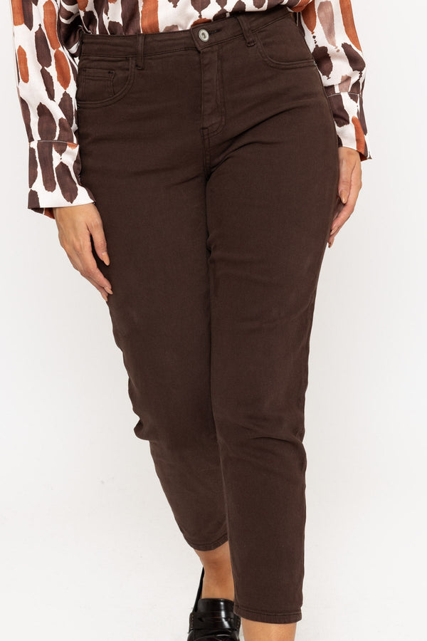Carraig Donn Brown Slim Leg Jeans