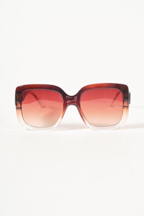 Carraig Donn Brown Square Gradient Sunglasses