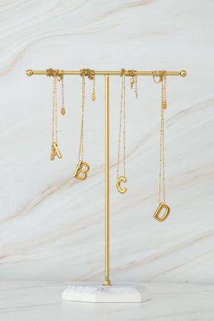 Carraig Donn Bubble "G" Gold Initial Necklace