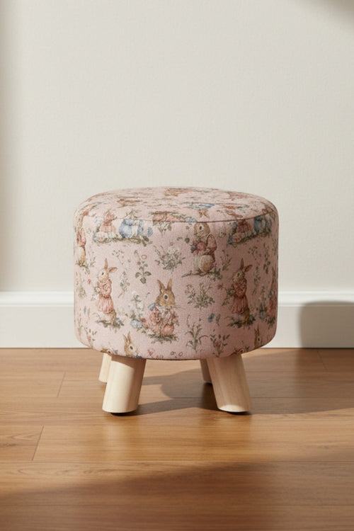 Bunnies Print Stool
