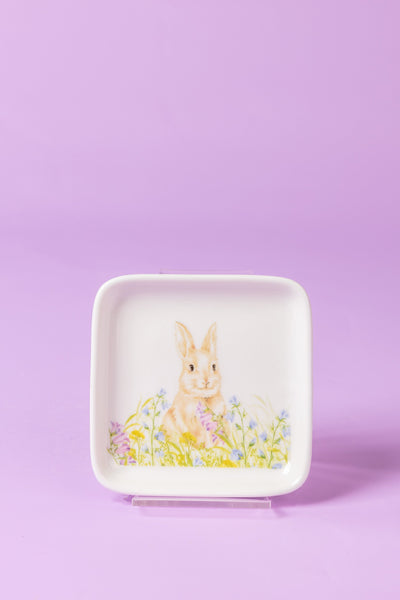 Carraig Donn Bunny Blossom Square Plate