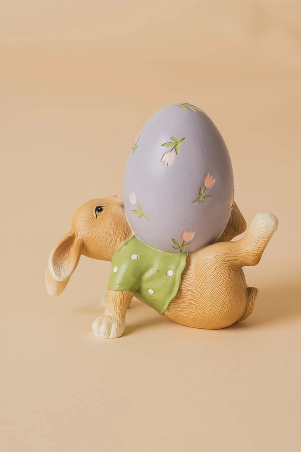 Carraig Donn Bunny With Large Egg Purple