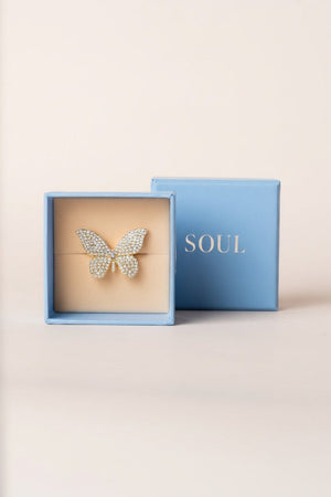 Carraig Donn Butterfly Brooch