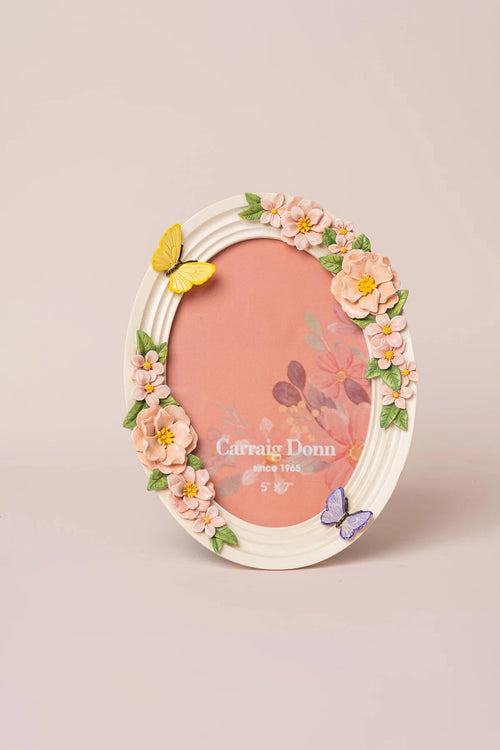 Butterfly Oval Frame 5x7