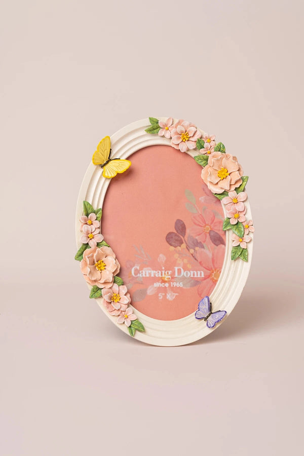 Carraig Donn Butterfly Oval Frame 5x7